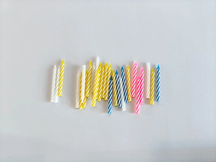multicolored spiral birthday candle for party - Sunwing Technology