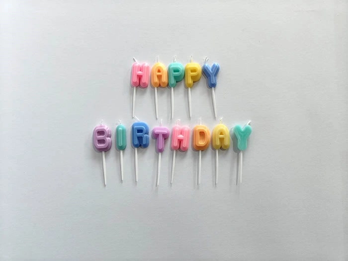 Happy Birthday Letter Party Candles wholesale - Sunwing Technology